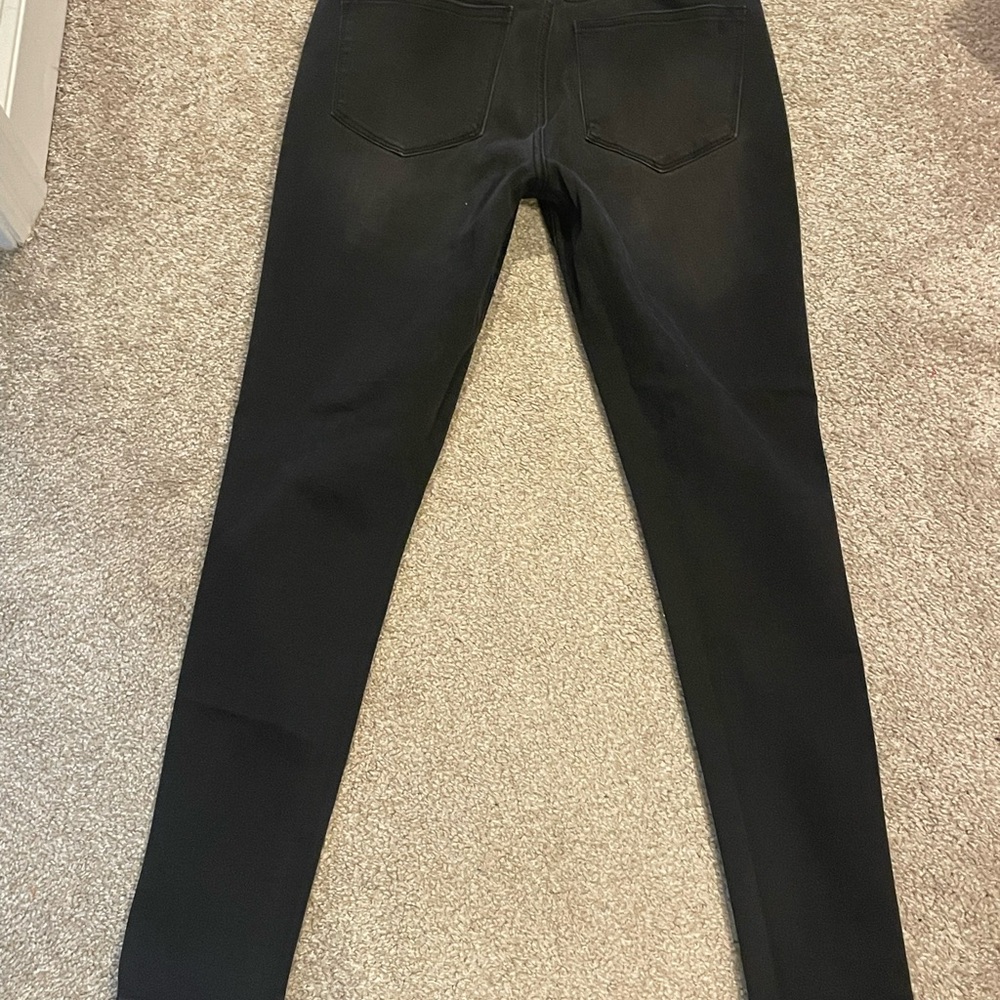 LuLaRoe Black Distressed Skinny Jeans - Plus Size - Picture 3 of 4